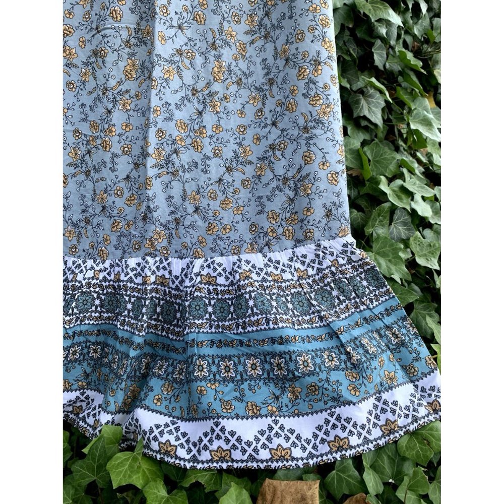 Japna Summer Floral Bohemian Maxi Dress Size S - Picture 7 of 9